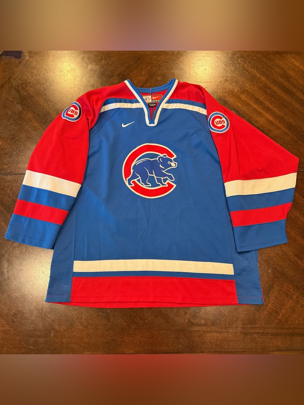 Nike Chicago Cubs Hockey Jersey Vintage XL